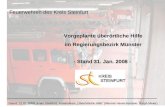 Vorgeplante überörtliche Hilfe im Regierungsbezirk Münster - Stand 31. Jan. 2008 - Feuerwehren des Kreis Steinfurt Stand: 31.01.2008, Kreis Steinfurt,
