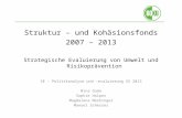 Struktur – und Kohäsionsfonds 2007 – 2013 Strategische Evaluierung von Umwelt und Risikoprävention SE - Politikanalyse und evaluierung SS 2013 Nina Duda.