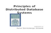 Principles of Distributed Database Systems ausgearbeitet von Rainer Steinlesberger 0026446.