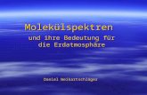 Molekülspektren und ihre Bedeutung für die Erdatmosphäre Daniel Weikartschläger.