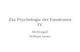 Zur Psychologie der Emotionen IV McDougall William James.