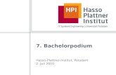 7. Bachelorpodium Hasso-Plattner-Institut, Potsdam 2. Juli 2010.