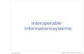 Interoperable Informationssysteme - 1 Klemens Böhm Interoperable Informationssysteme.