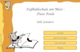 Inhaltliche Aufbereitung: Iris Thalguter Quiz für Einsteiger Quiz für Profis Buchinfo Ulli Schubert Fußballschule am Meer - Fiese Fouls Beenden.