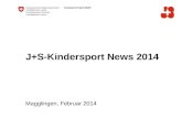 J+S-Kindersport News 2014 Magglingen, Februar 2014.