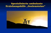 Spezialisierte ambulante Erziehungshilfe Seelensteine Spezialisierte ambulante Erziehungshilfe Seelensteine.