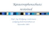 Katastrophenschutz revisited Dipl.-Ing Wolfgang Liedermann wolfgang.liedermann@aon.at November 2001.