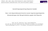 Genehmigungsantrag Deponie Haaßel Geo- und deponiebautechnische sowie ingenieurgeologische Einwendungen der Bürgerinitiative gegen die Deponie PROF. DR.-ING.