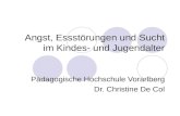Angst, Essstörungen und Sucht im Kindes- und Jugendalter Pädagogische Hochschule Vorarlberg Dr. Christine De Col.