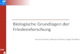 Biologische Grundlagen der Friedensforschung Gunnar Jeremias, Reinhard Lieberei, Jürgen Scheffran.