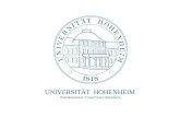 Praktikantenamt / CareerCenter Hohenheim UNIVERSITÄT HOHENHEIM.