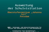 Auswertung der Schulvisitation Oberstufenzentrum Johanna Just Potsdam BUSS – Beratungs- und Unterstützungssystem für Schulen und Schulaufsicht im Land.
