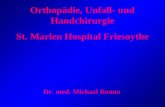 Orthopädie, Unfall- und Handchirurgie St. Marien Hospital Friesoythe Dr. med. Michael Renno.