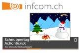 Schnuppertag | Workshop ActionScript Eine interaktive Weihnachtskarte.