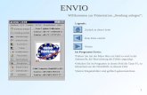 ENVIO 1 Willkommen zur Präsentation Sendung anlegen: Zurück zu dieser Seite Eine Folie zurück Legende: Im Programm Envio: Fahren Sie mit der Maus über.