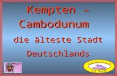 Kempten – Cambodunum die älteste Stadt Deutschlands.