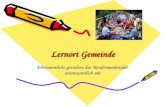 Lernort Gemeinde Ehrenamtliche gestalten das Konfirmandenjahr verantwortlich mit.
