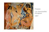 Picasso Les Demoiselles dAvignon 1907. George Braque: Stilleben mit Partitur von Eric Satie.