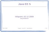 02.12.2009Infopoint - Java EE 5 - Jörg Wüthrich1 / 24 Java EE 5 Infopoint, 02.12.2009 Jörg Wüthrich.