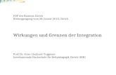 Peter Lienhard, HfH | 1Wirkungen und Grenzen der Integration | Bildungstagung, FDP des Kantons Zürich | 28.01.2010 FDP des Kantons Zürich Bildungstagung.