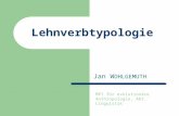 Lehnverbtypologie Jan W OHLGEMUTH MPI für evolutionäre Anthropologie, Abt. Linguistik.