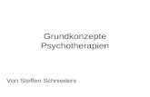 Grundkonzepte Psychotherapien Von Steffen Schnieders.