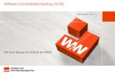 W&W Informatik GmbH VMware Consolidated Backup (VCB) File Level Backup mit VCB bei der W&W.