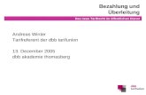 Überleitung in den TVöD 0Stand: Dezember 2005 Das neue Tarifrecht im öffentlichen Dienst Bezahlung und Überleitung Andreas Winter Tarifreferent der dbb.