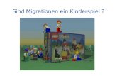 Sind Migrationen ein Kinderspiel ?. Was heisst Kinderspiel ? Einfach Modular Reversibel Ohne Folgen.