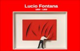 Lucio Fontana 1899 - 1968. Ich denke in einer anderen Dimension. Das Loch ist diese Dimension. Ich sage Dimension, weil mir kein besseres Wort einfällt.