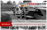Dienstgrade und Beförderungsrichtlinien Schulungsunterlagen - Dienstbetrieb OBI Podlisca R.