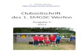 1.SMGSC Werfen  Clubzeitschrift des 1. SMGSC Werfen Ausgabe 5 2013.