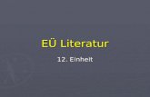 EÜ Literatur 12. Einheit. Edition ► Edition neuerer Texte am Bsp. von Goethes „Ein gleiches“ ► Form und Funktion von Apparaten  positiver und negativer.