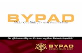 BYPAD in Zahlen 35 Fragen 9 Module 4 Qualitätslevels Level 1: Adhoc-Ansatz Level 2: Isolierter Ansatz Level 3: Systemorientierter Ansatz Level 4: Integrierter.