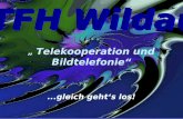 TFH Wildau 10. 9. 98 Prof. Dr. Tolkiehn Seite 1 „ Telekooperation und Bildtelefonie“...gleich geht‘s los! TFH Wildau.