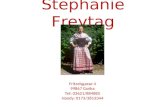 Stephanie Freytag Fritzelsgasse 4 99867 Gotha Tel: 03621/884885 Handy: 0173/3813344.