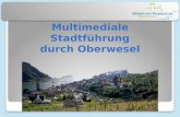 Multimediale Stadtführung durch Oberwesel. Frieden Kultur Bildung Nachhaltigkeit.