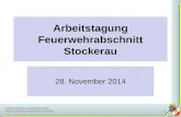 Niederösterreichischer Landesfeuerwehrverband Abschnittsfeuerwehrkommando Arbeitstagung Feuerwehrabschnitt Stockerau 28. November 2014 1.