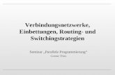 Verbindungsnetzwerke, Einbettungen, Routing- und Switchingstrategien Seminar „Parallele Programmierung“ Gunnar Thies.