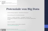 Potenziale von Big Data Teil des Vortrags „Big Data – Potenziale und Grenzen“ Seminarleitung: Prof. Dr. Winfred Kaminski Modul 2.1: „Medien und Kultur.