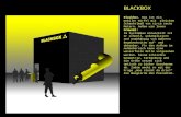Blackbox BLACKBOX Blackbox. Das ist ein mobiler Würfel mit gleichem Schenkelmaß von circa sechs Metern. Außen wie Innen SCHWARZ! Im Systembau entwickelt.