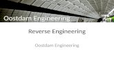 Reverse Engineering Oostdam Engineering. Reverse Engineering (anhand eines Objektes den Entwurf überprüfen) Objekt Scan Punktwolke Entwurf (CAD ) Oostdam.
