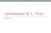 LERNINHALTE 1. TEST Kutschera. INVESTITIONS- RECHNUNG Thomas Kutschera 05.09.2014.