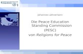 Johannes Lähnemann Die Peace Education Standing Commission (PESC) von Religions for Peace.