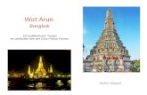 Wat Arun Wat Arun Bangkok Walter Käppeli Ein buddhistischer Tempelbuddhistischer Tempel am westlichen Ufer des Chao Phraya-  Phraya