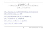 Chapter 16 - Multimedia Network Communications and Applications