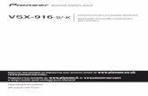 Pioneer VSX-916-S/-K Operating Instructions