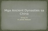 Mga Ancient Dynasties Sa China