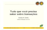 Carlos H Cantu - Tudo Sobre Transacoes