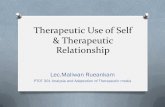 Therapeutic Use of Self & Therapeutic Relationship